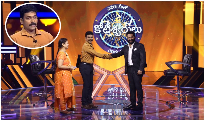 Kothagudem sub-inspector Raja Ravindra Wins One Crore Prize Money from Evaru Meelo Koteeswarulu Game Show