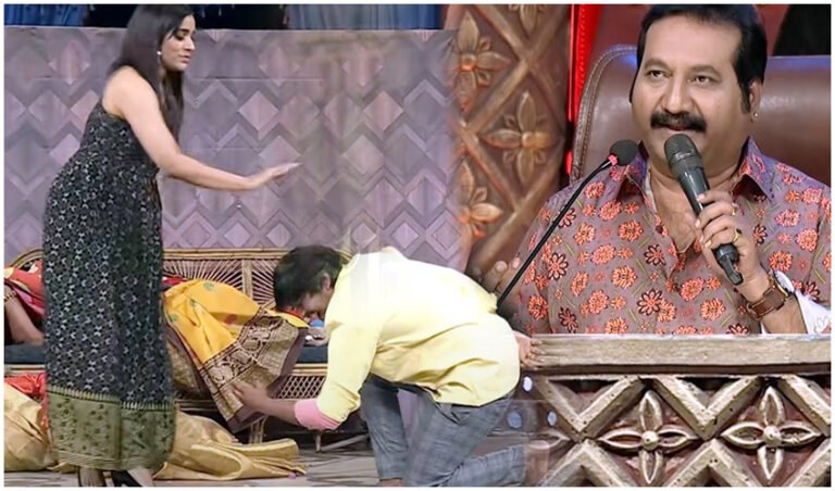 Rashmi Gautam : Rashmi Gautam Blessing to Rocking Rakesh in Extra Jabardasth Show 