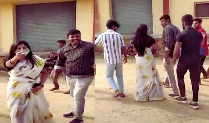 Singer Mangli loses temper on Fans after getting mobbed in Andhra Ongole (1)