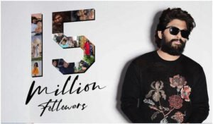 allu arjun 15 million followers in instagram