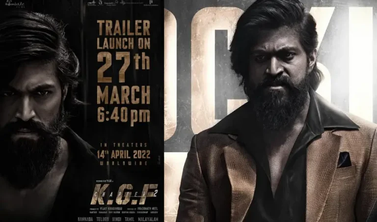 KGF 2 Trailer KGF Chapter 2 Trailer to be released March 7 of this month