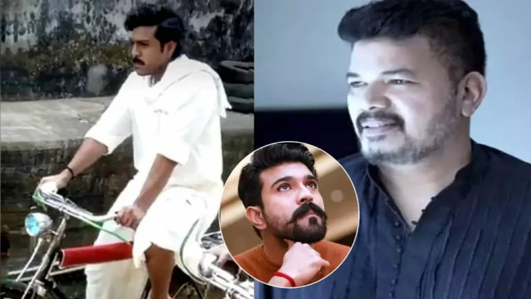 Shankar Ram Charan : Mega Power Star Ram Charan First Look Leaked from Shankar Movie
