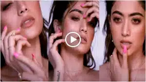 Rashmika Mandanna : Actress Rashmika Mandanna Srivalli Bold PhotoShoot Video Viral on Social Media