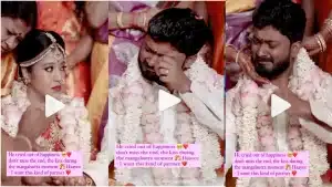 Viral Video : Groom breaks down after seeing bride before the wedding, You Know Why, Video Viral