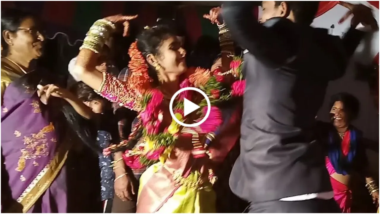 Viral Video : New Married Couple Mass Dance in Wedding Ceremony Video Viral