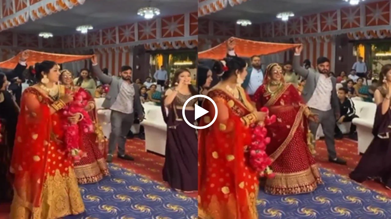 the-bride-danced-and-enter-the-wedding-hall-video-goes-viral