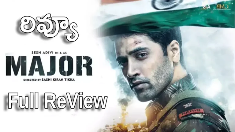 Major Movie Review : Adivi Sesh Stunning Performance with Action Full Movie Review