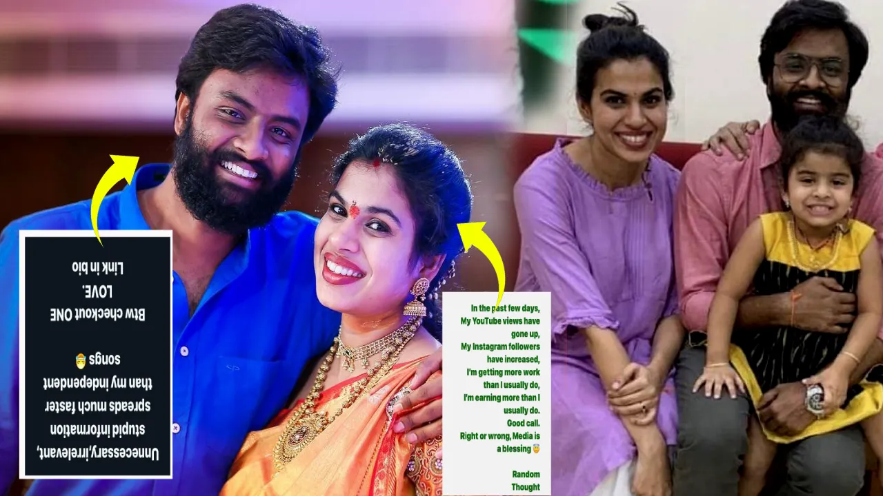 Star Singers Hemachandra And Sravana Bhargavi Reacts on Divorce Rumors via Instagram post