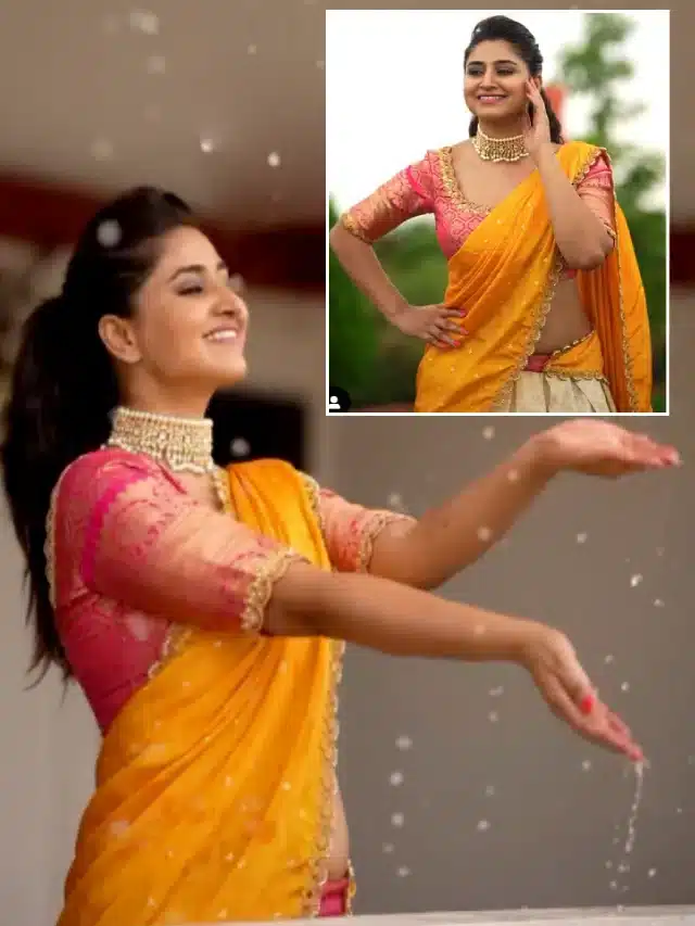 లంగా ఓణీలో పిచ్చెక్కిస్తోన్న యాంకర్ వర్షిణి.. వీడియో