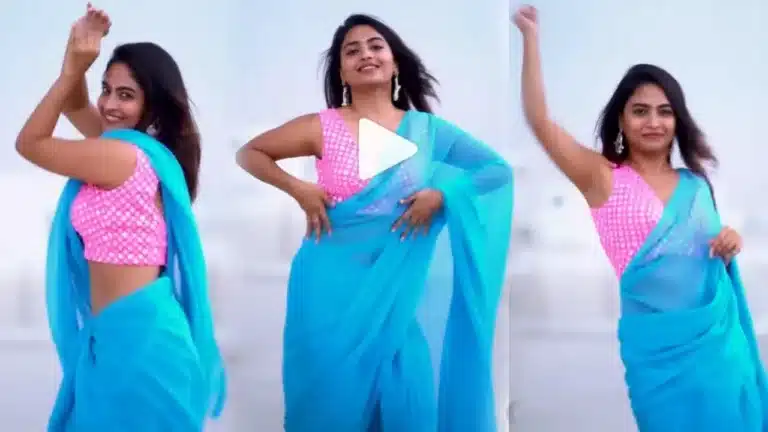dethadi-harika-latest-saree-look-video-goes-viral