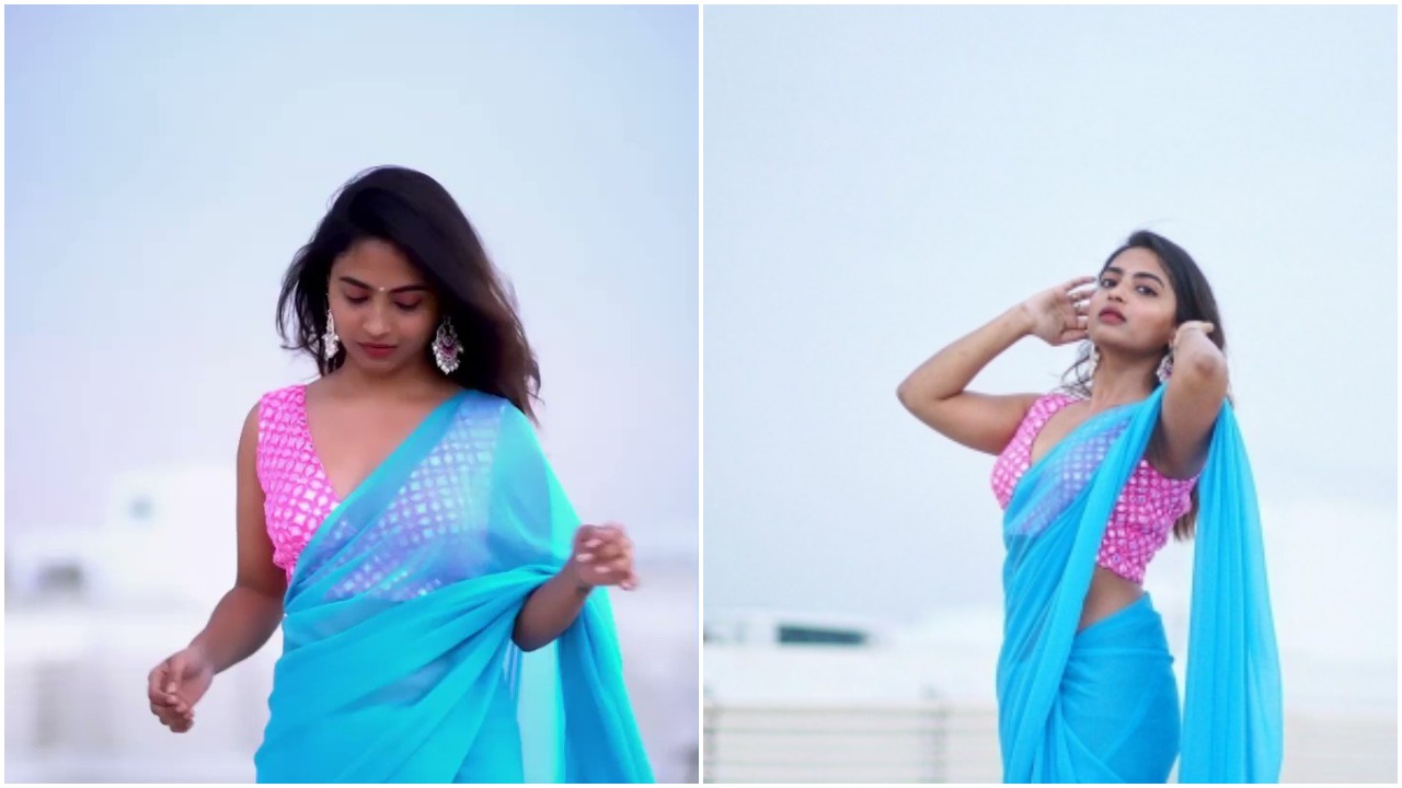 dethadi-harika-latest-saree-look-video-goes-viral