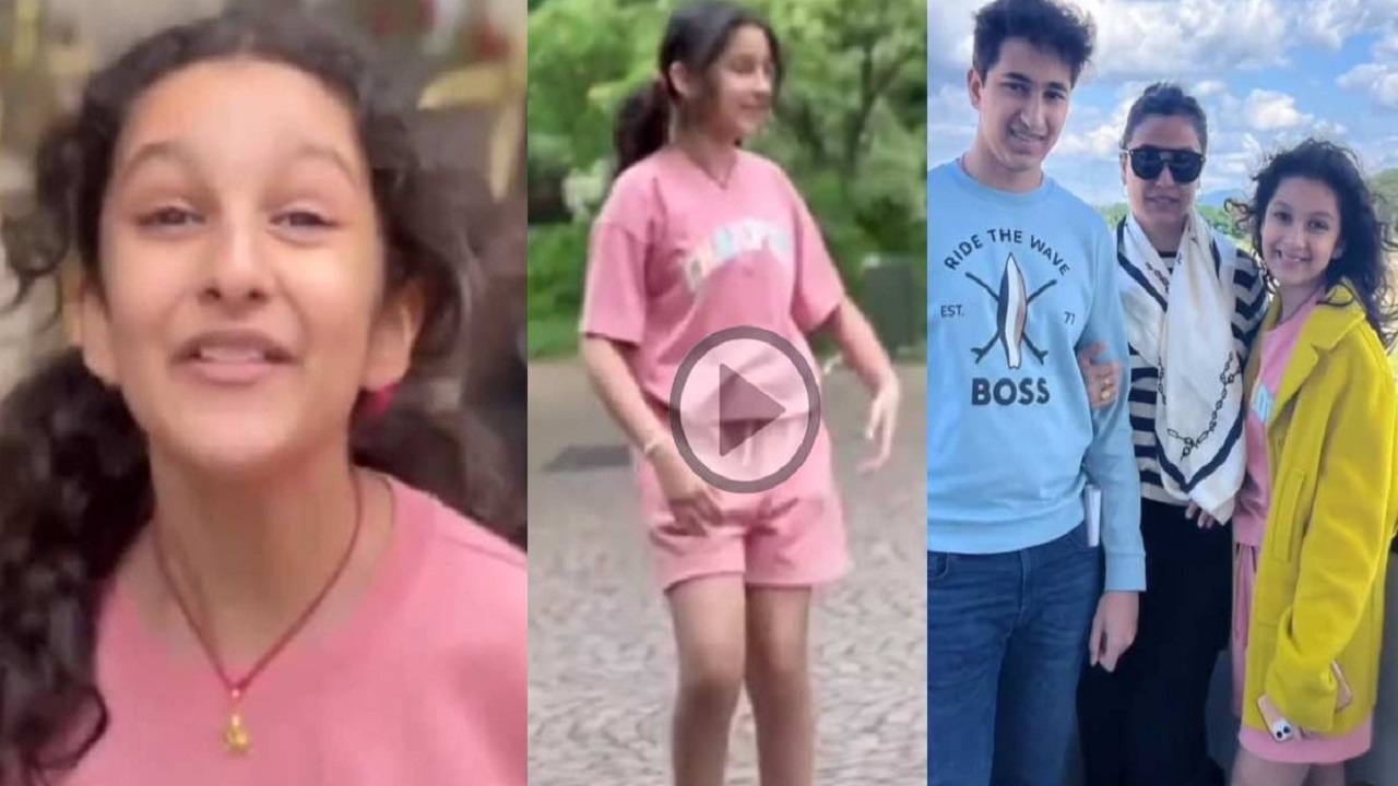 sitara cuteness at foreign country pics goes viral