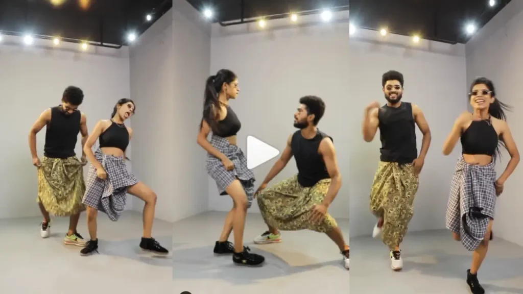 woman-mass-dance-wearing-with-lungi