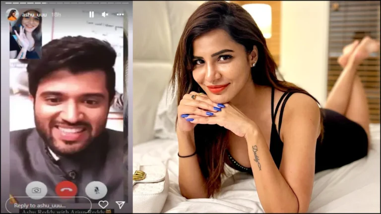 Ashu Reddy Video Call to Vijay Devarakonda, Photo Viral on Social Media