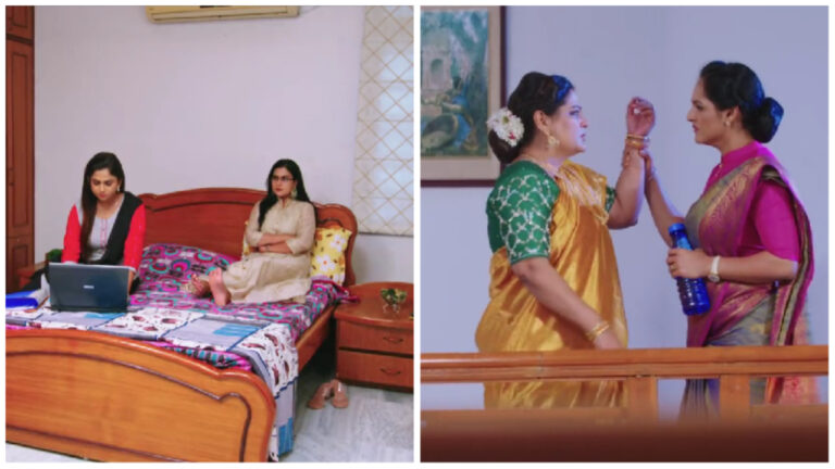 july 14 Today Episode Jagathi warns Devayani as she learns about her evil plan in todays guppedantha manasu serial episode