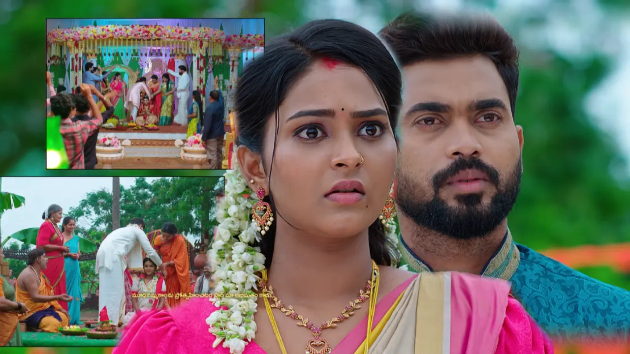 Malli Serial Today 29 July 2022 Episode _ Aravind supports Malli as she performs the rituals. Later, Satyamma gets possessed