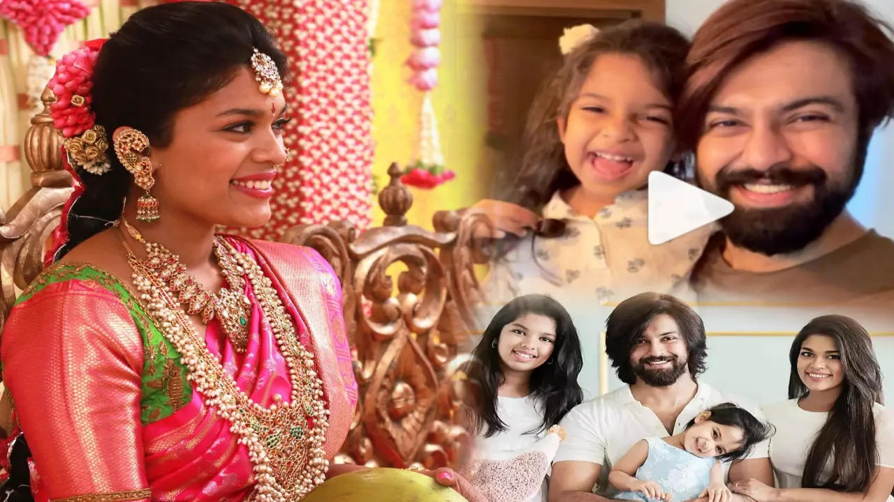 Mega Daughter Sreeja Husband Kalyan Dev Meets Daughter Navishka, Insta Video Viral