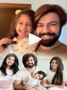 Mega Daughter Sreeja Husband Kalyan Dev Meets Daughter Navishka Video Viral