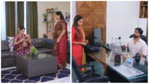 july 25 Today Episode Sakshi executes her plan against Vasudhara and Rishi in todays guppedantha manasu serial episode
