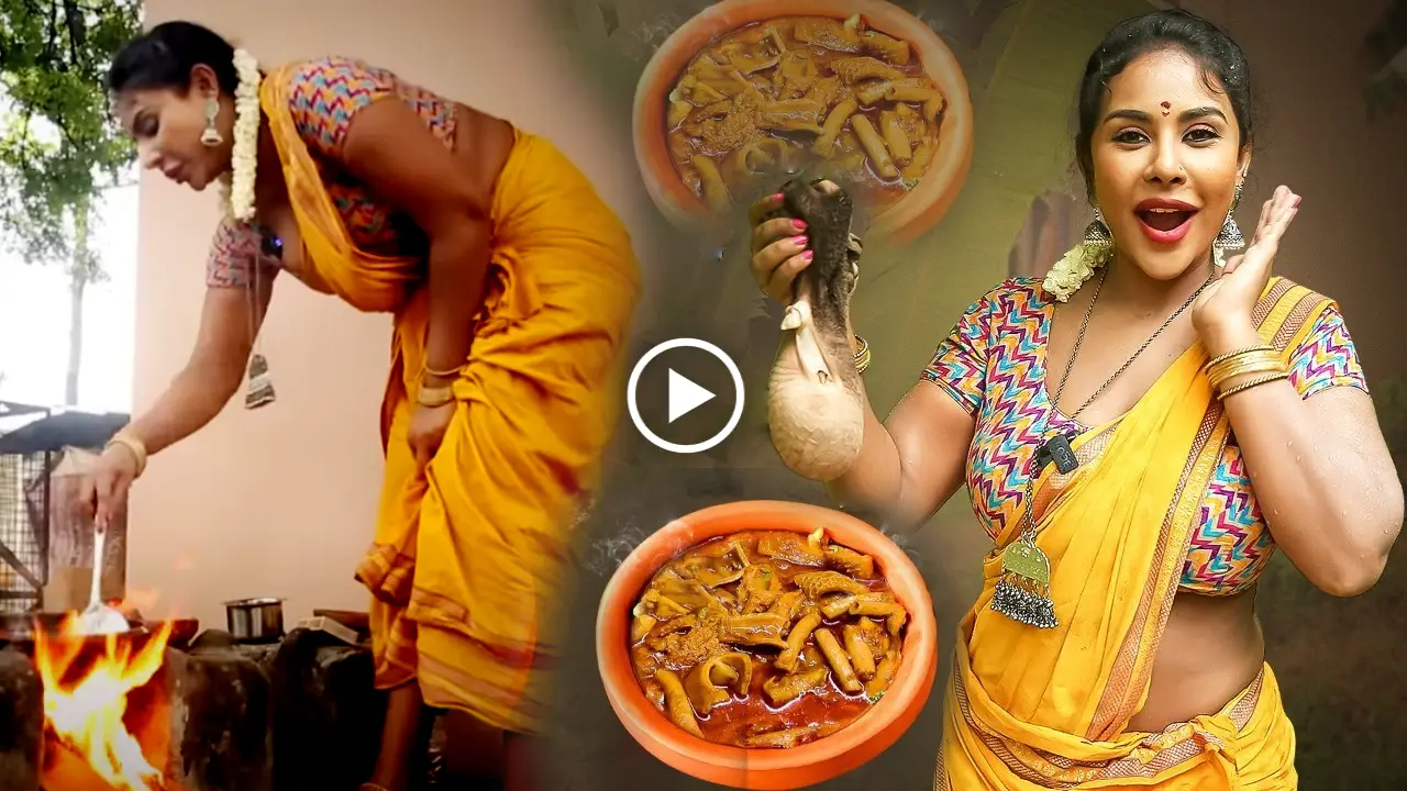 Sri Reddy Boti Curry _ Actress Sri Reddy Telangana Village Style Boti Curry Recipe in Telugu