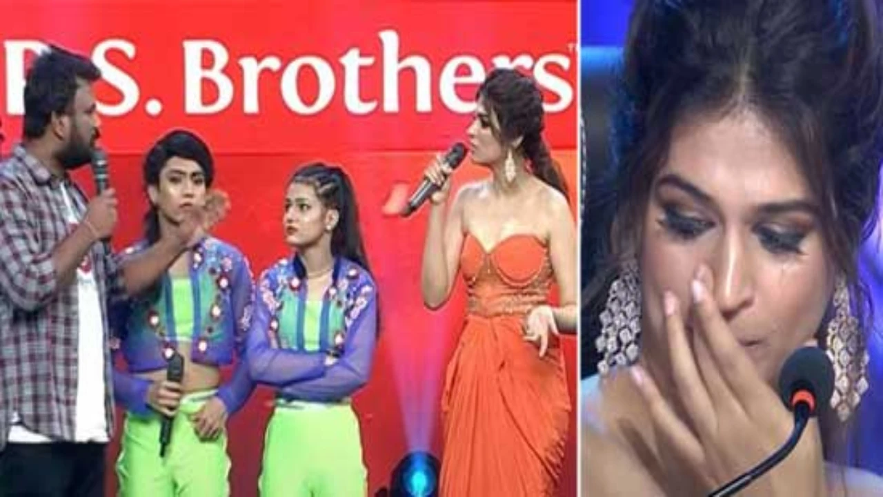 actress-sharddha-das-gets-emotional-on-stage-in-dhee-14-latest-promo