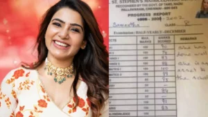 Actress Samantha Shares 10th Class Marks Sheet, Photo Goes Viral