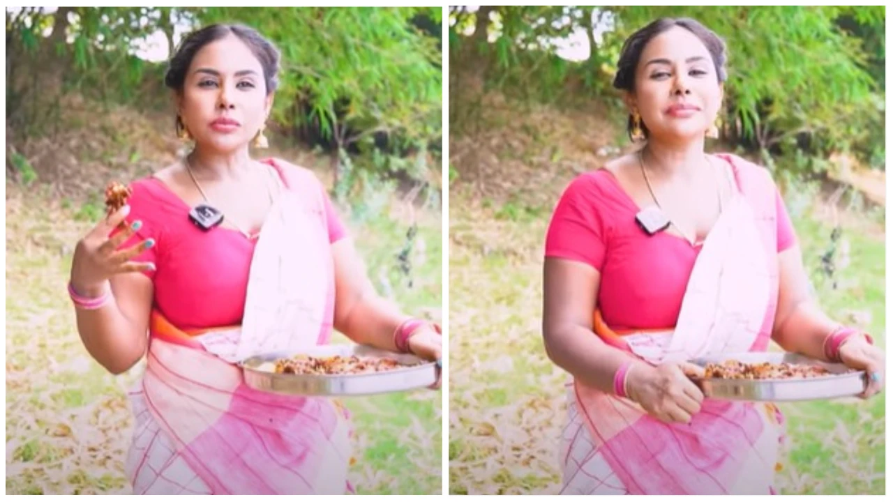 sri-reddy-made-chicken-lollipops-for-his-brother-in-law-video-viral
