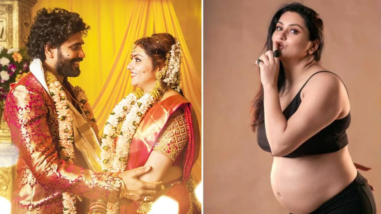 Actress Namitha Twin Boys : Actress Namitha delivers twin boys, shares Good news on social media