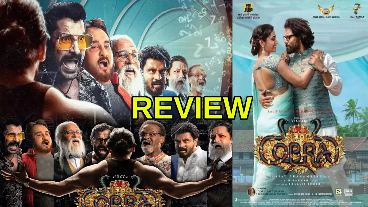 Cobra Movie Review : Tamil Actor Chiyaan Vikram Starrer Cobra Movie Review And Rating