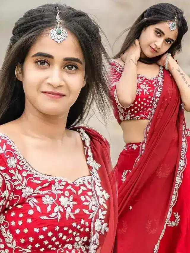 రెడ్ డ్రెసులో మిర్చిలా మెరిసిపోతున్న దీప్తి సునైనా