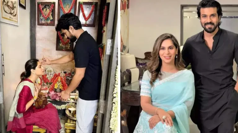 Mega Power Star Ram Charan Celebrates Janmashtmi With Wife Upasana Konidela, Photos Viral