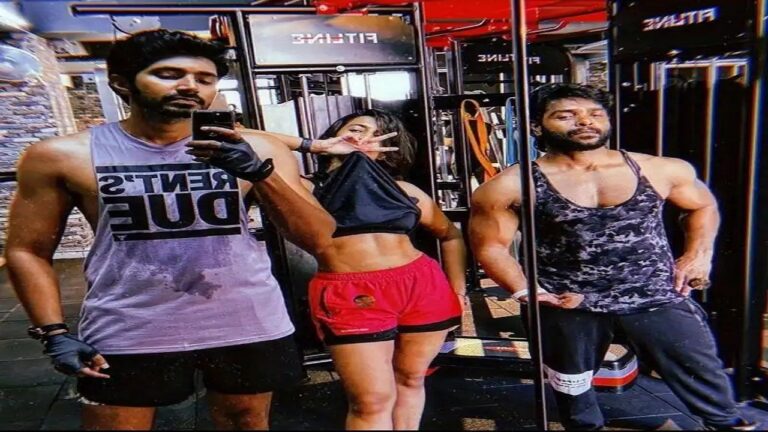 Niharika konidela gym with her husband video goes viral