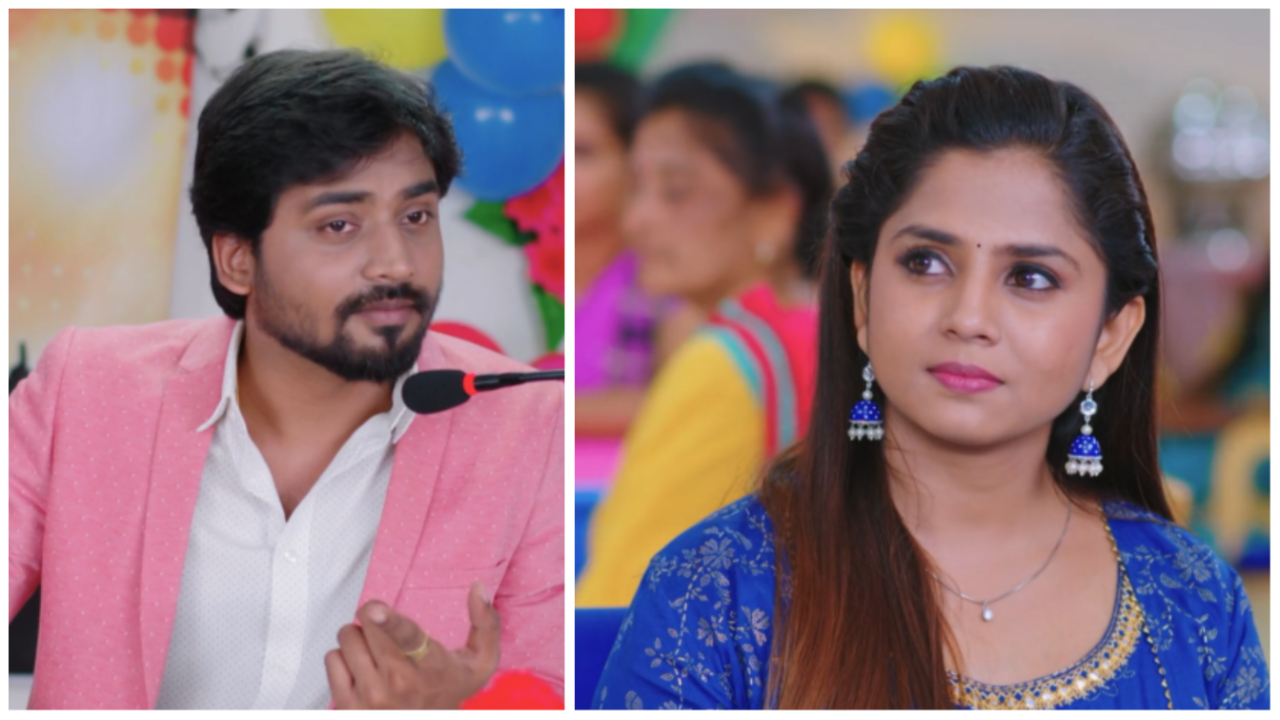 Rishi arranges a farewell party for his students in todays guppedantha manasu serial episode