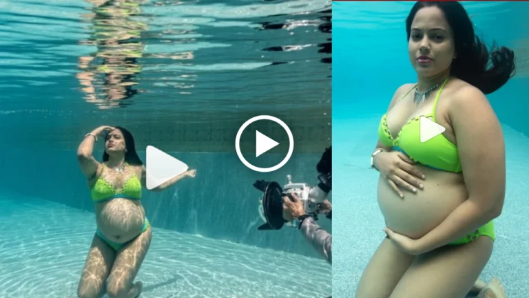 Sameera reddy baby bump swimming pool pics goes viral