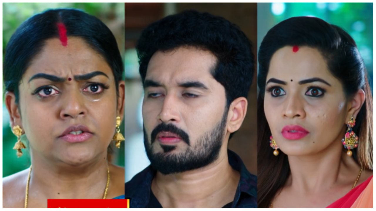 Soundarya and Anand Rao discuss Sourya and Hima's conflic in todays karthika deepam serial episode