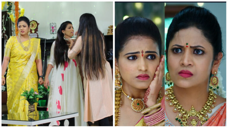 swapna slaps shobha in todays karthika deepam serial episode