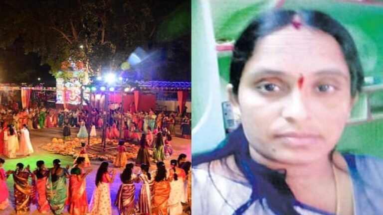 Husband killed hs wife while playing bathukamma in siddipet