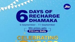 Reliance jio announced offer for its 6th anniversary