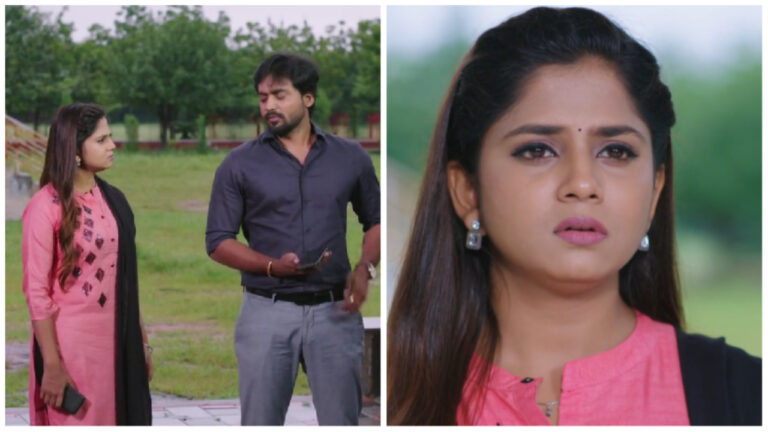 Rishi gets upset as Vasudhara hides Sakshi's evil schemes in todays guppedantha manasu serial episode