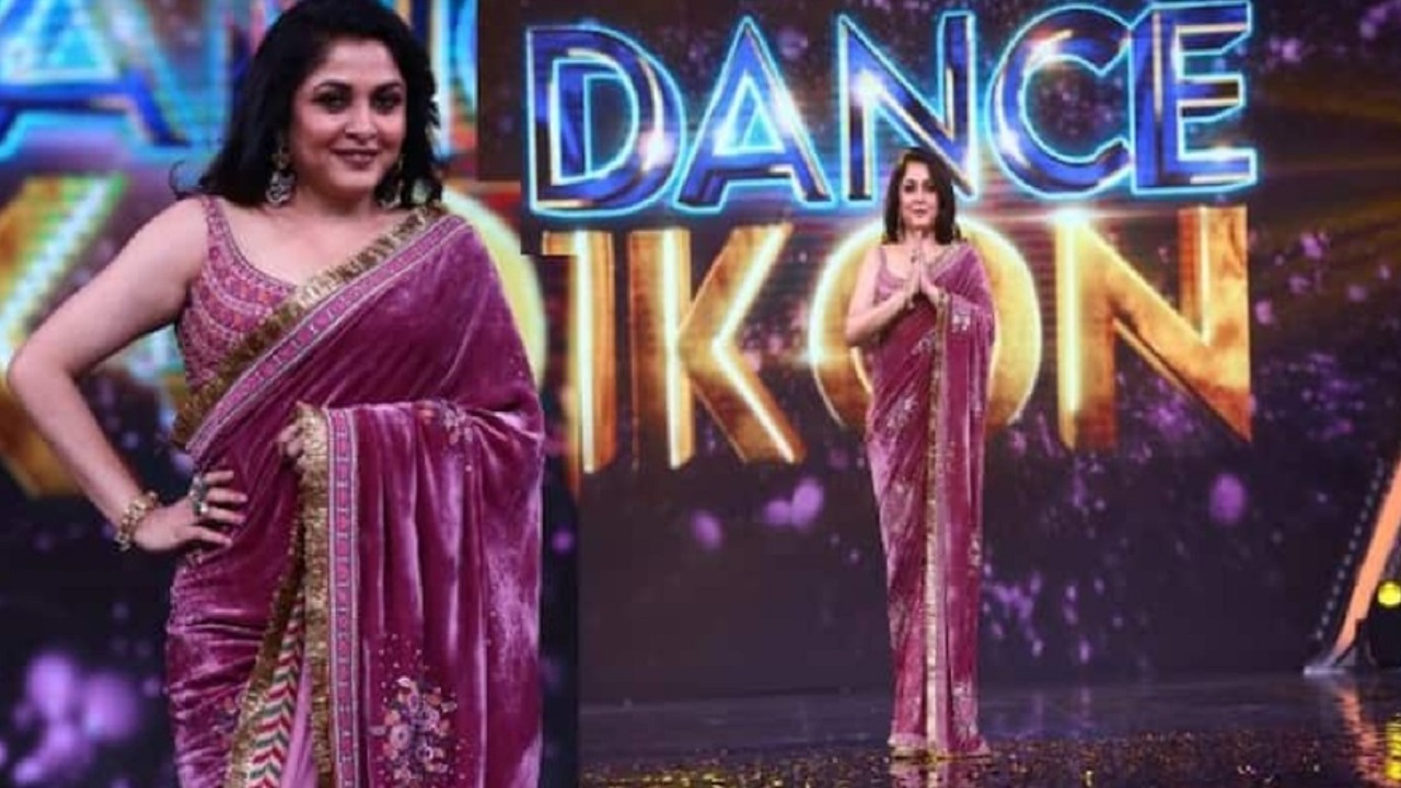lady superstar ramya krishnan entering aha as a judge for the show dance ikon