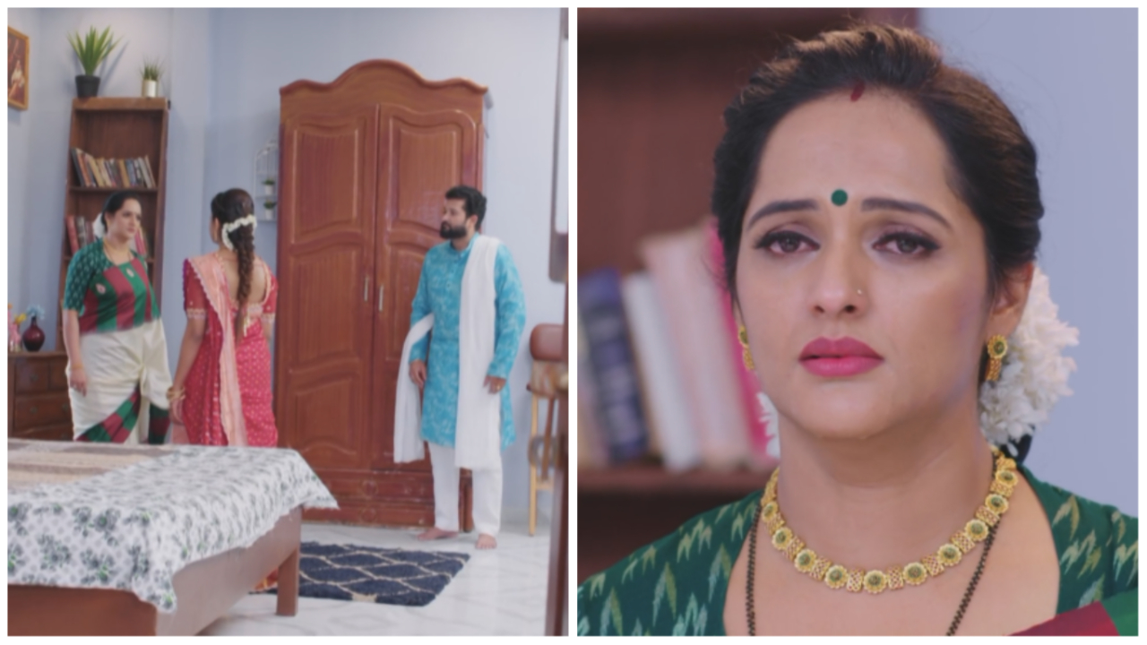 Rishi's family gets upset as Vasudhara refuses to accept the saree in todays guppedantha manasu serial episode
