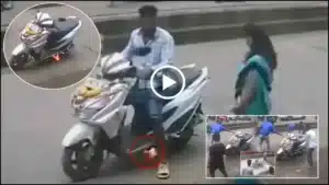 Viral Video Bystanders Jump Into Action As Scooter Catches Fire