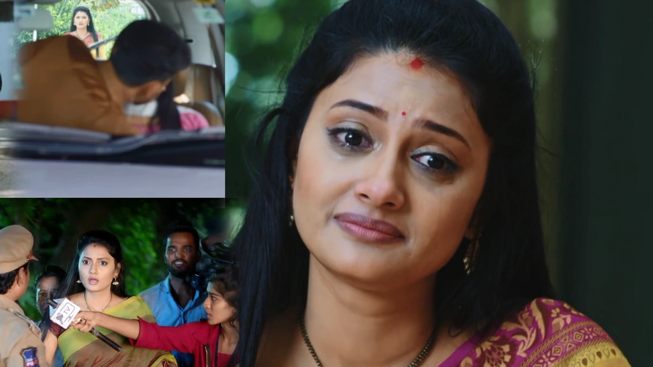 vedaswini-is-heartbroken in todays ennenno janmala bandham serial episode 