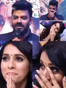 Anchor rashmi gautam gets emotional sudigali sudheer speech
