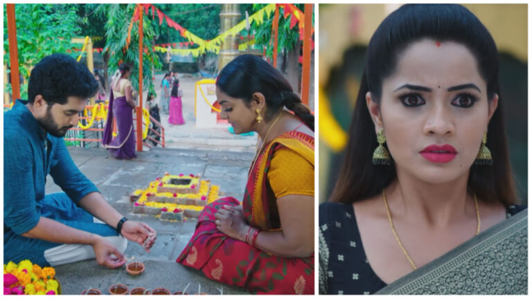 Deepa feels elated as Karthik performs a ritual in todays karthika deepam serial episode