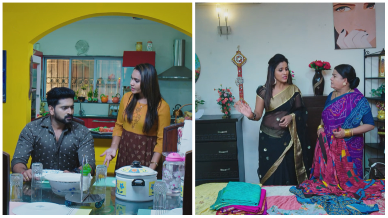 Lasya with evil intentions misleads Anasuya in todays intinti gruhalakshmi serial episode