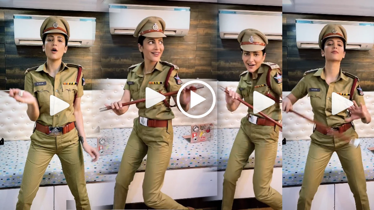 Shruti Haasan Police Get Up Dance Video Viral on Social Media