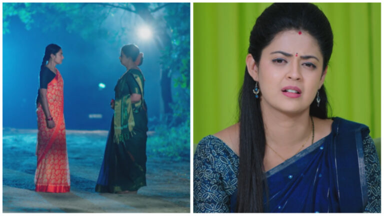 sathya fires on radha in todays intinti gruhalakshmi serial epiosde