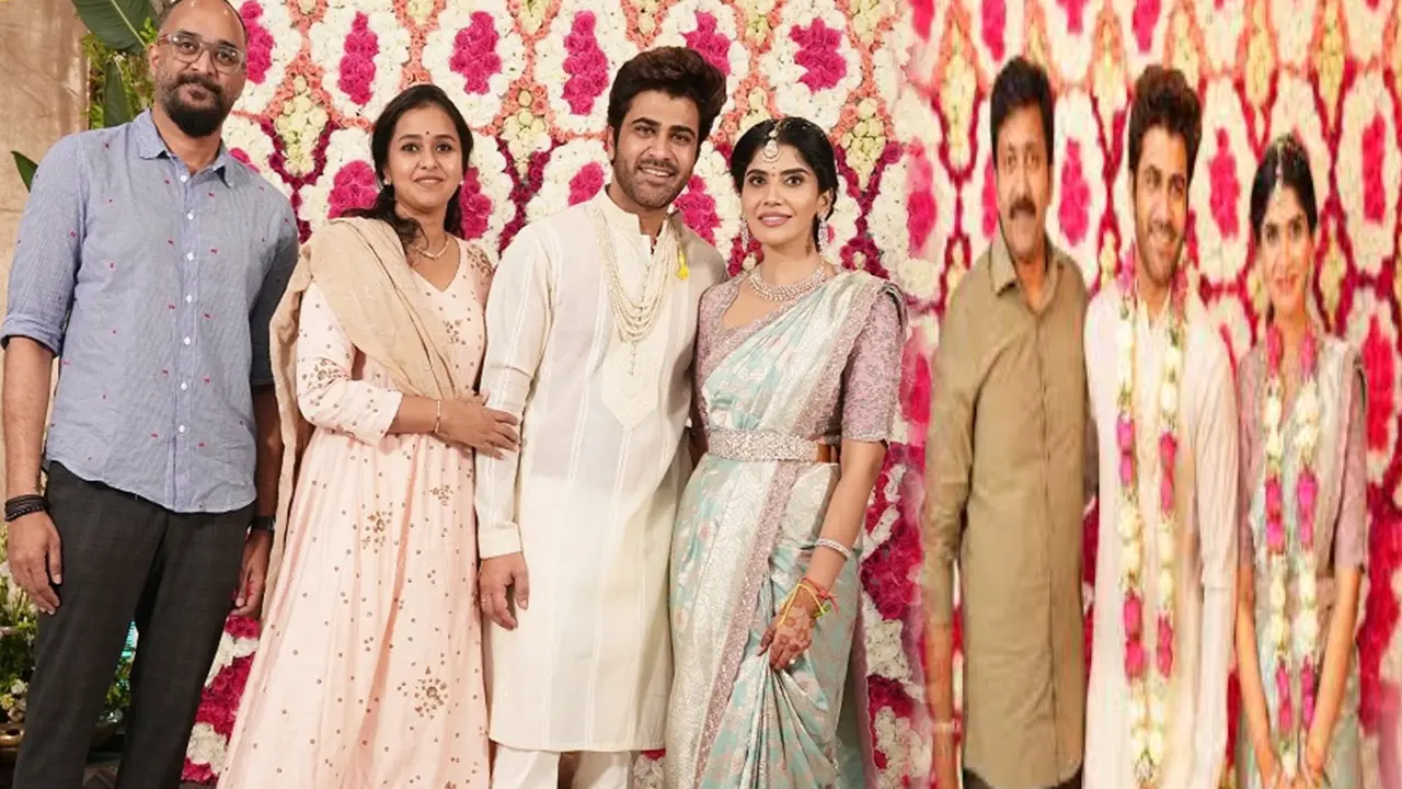 Telugu actor Sharwanand gets engaged to Rakshita Reddy, a techie from USA 