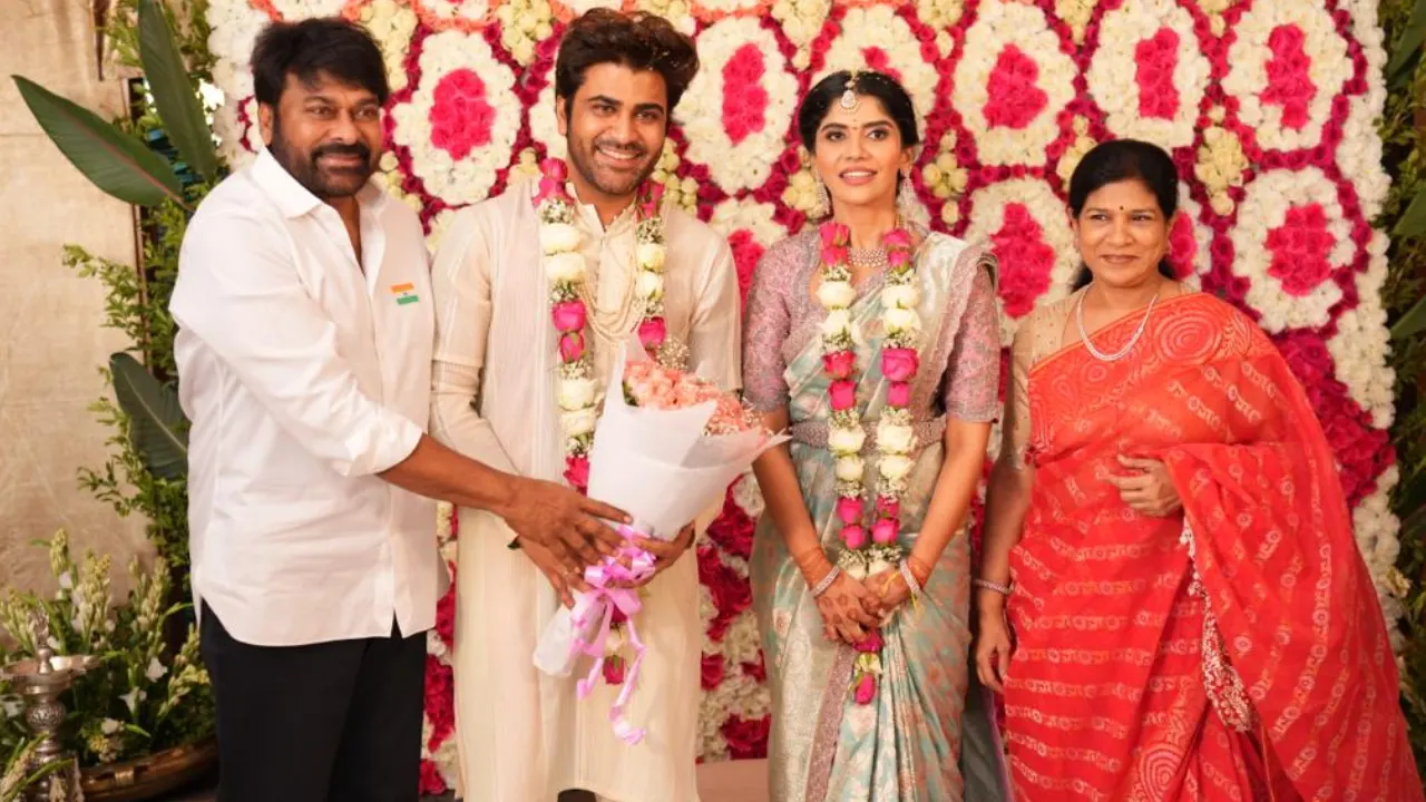 Telugu actor Sharwanand gets engaged to Rakshita Reddy, a techie from USA